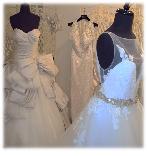 Elizabeth's Bridal Manor 3 wedding dresses - - Photo by Detroit Wedding Day