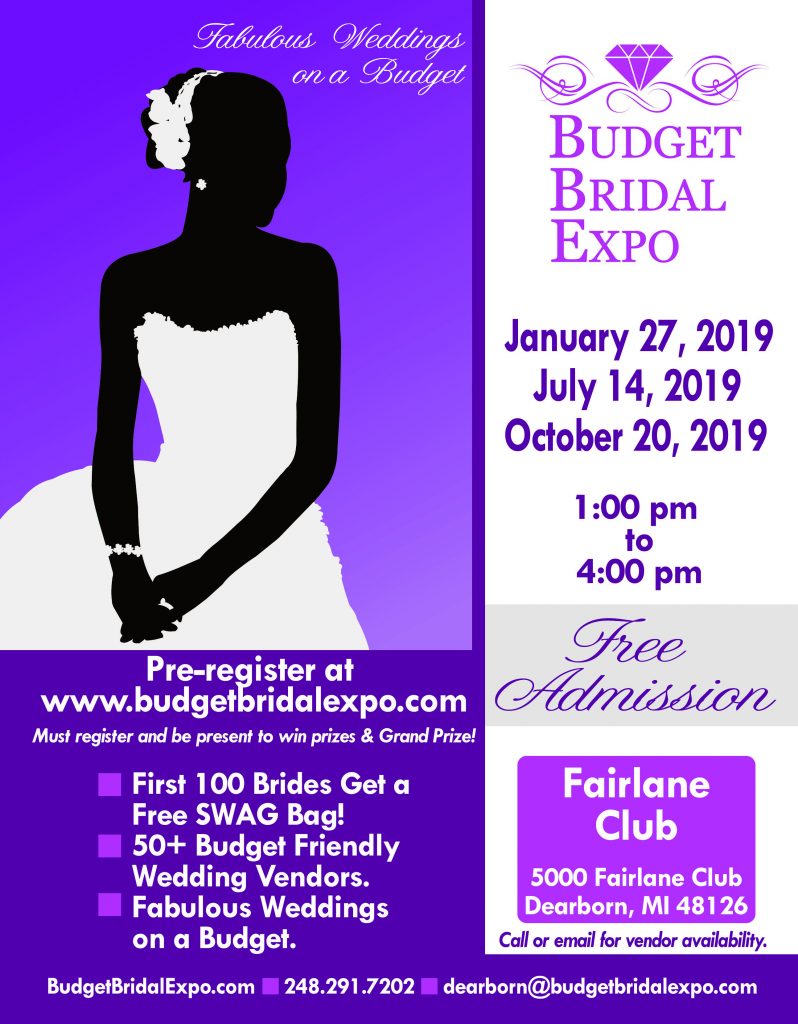 budget bridal expo shows 2019