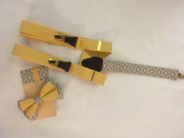 Bow Tie and Suspenders set created by Bling Bow Ties
