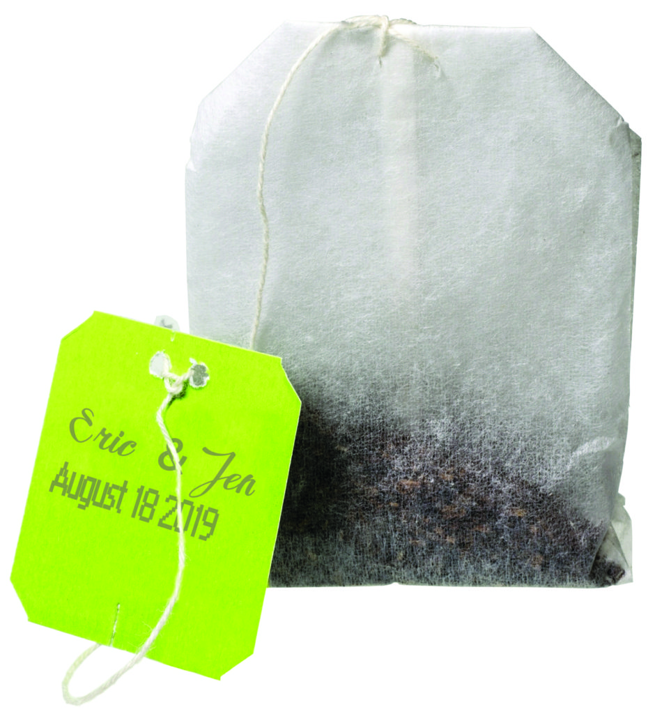 Personal Tea Bag label