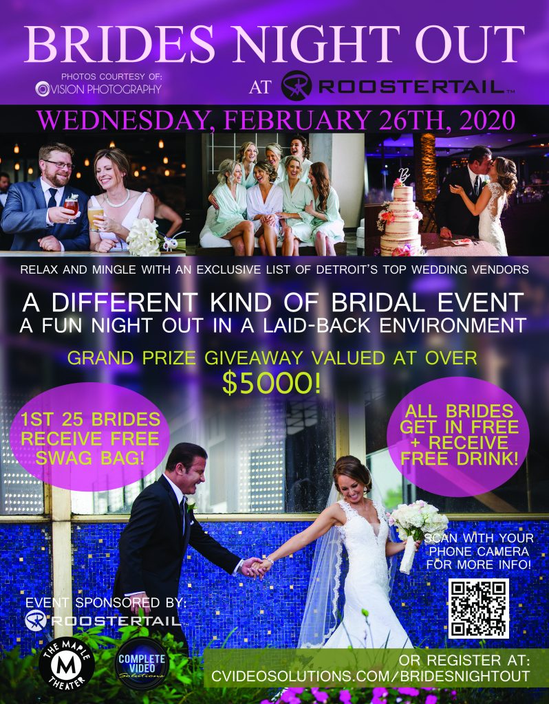 Brides Night Out, February 26, 2020, Roostertail, Detroit, MI