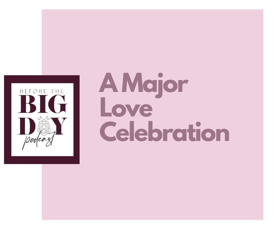 A Major Love Celebration banner